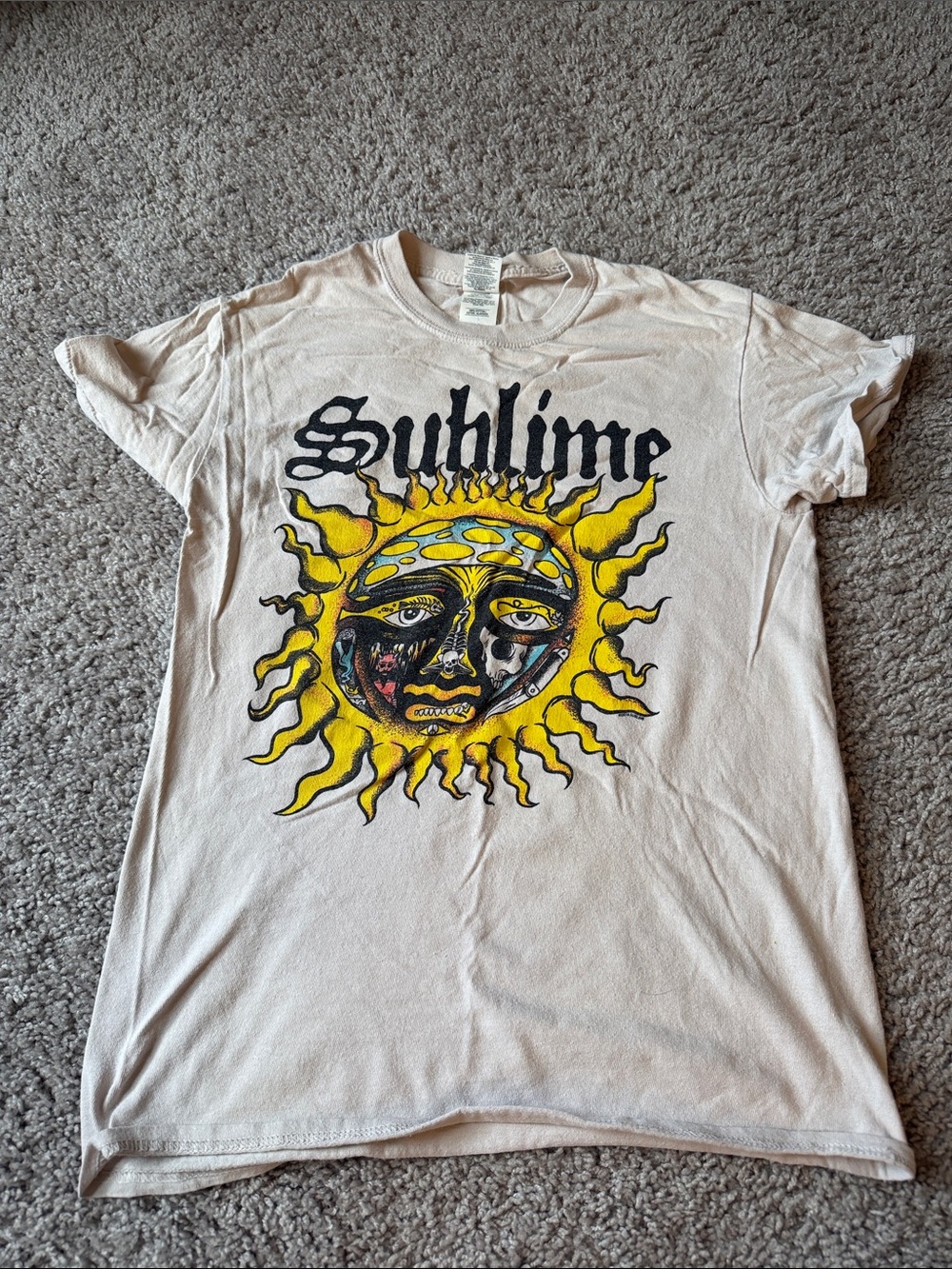 Yellow Sun Graphic Short Sleeve Tee - Men’s Shirt
